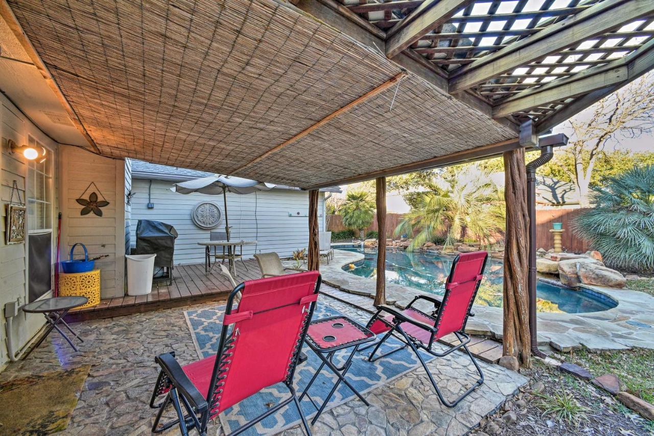 Peaceful San Antonio Oasis With Private Pool And Grill Villa Exterior foto